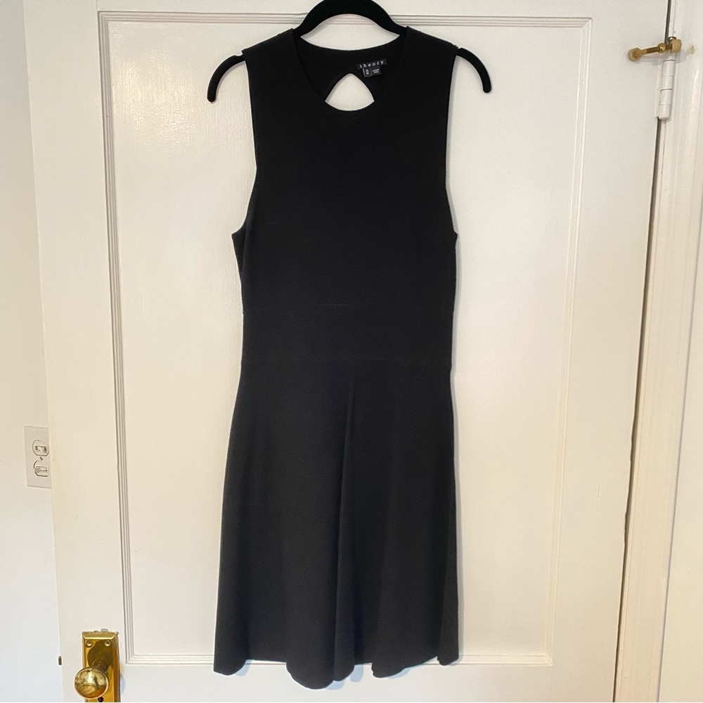 Theory Sleeveless Knit Dress with open back